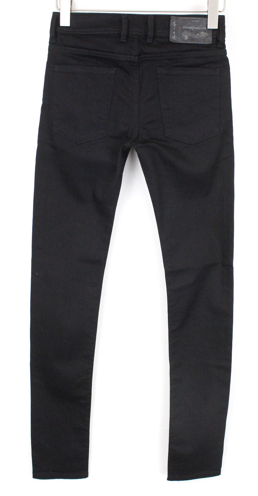 DIESEL Sleenker 0886Z vyriški W26/L32 aptempti juodi tamprūs medvilniniai džinsai 