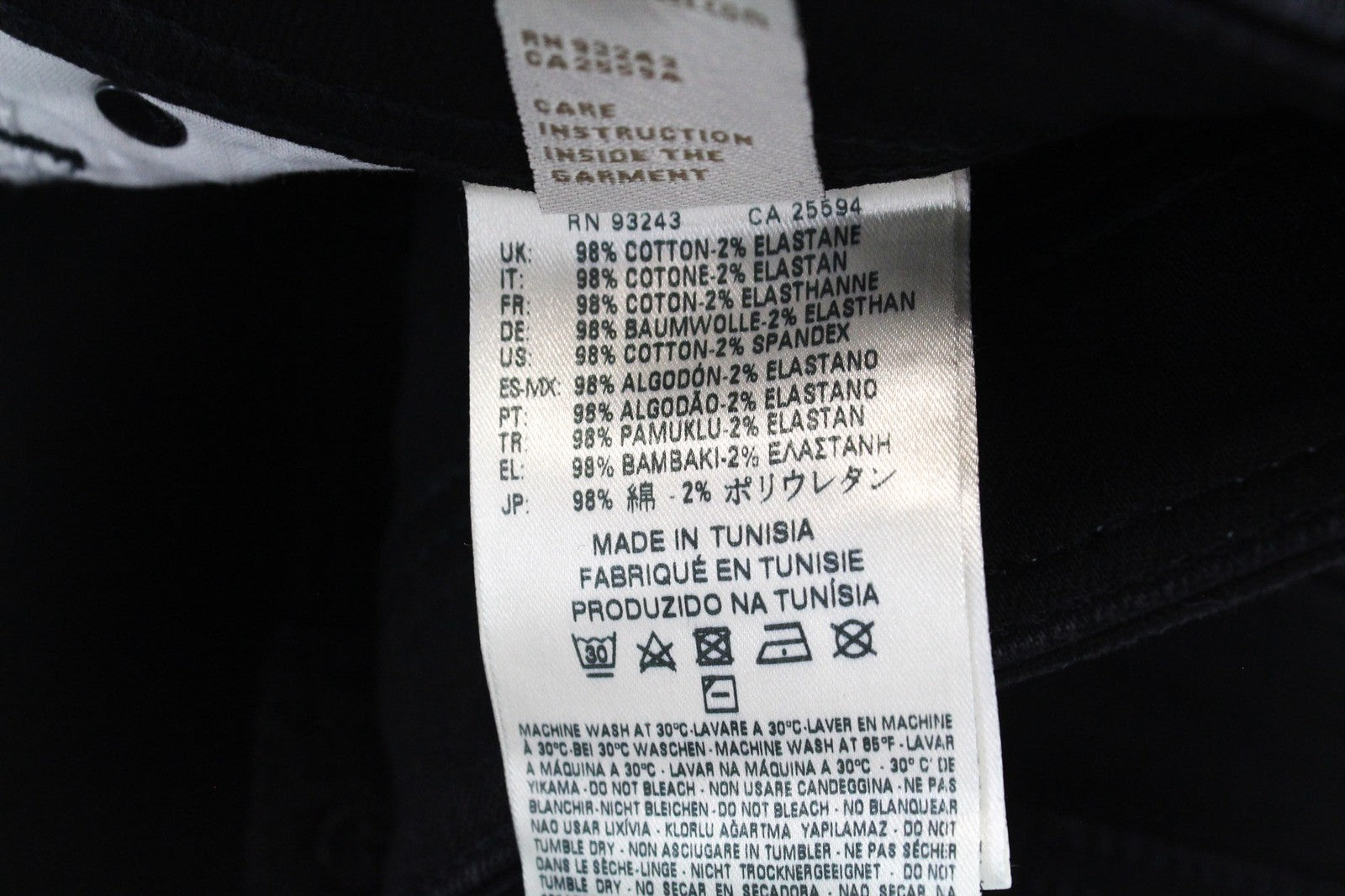 DIESEL Sleenker 0886Z vyriški W26/L32 aptempti juodi tamprūs medvilniniai džinsai 