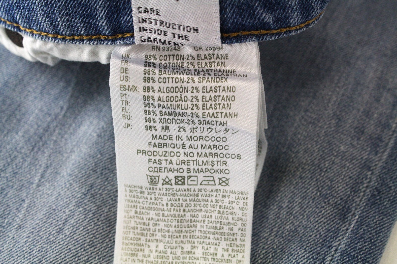 DIESEL D-Vider 081AL vyriški W28/L30 morkų kirpimo mėlyni tamprūs medvilniniai bateliai su sagomis 