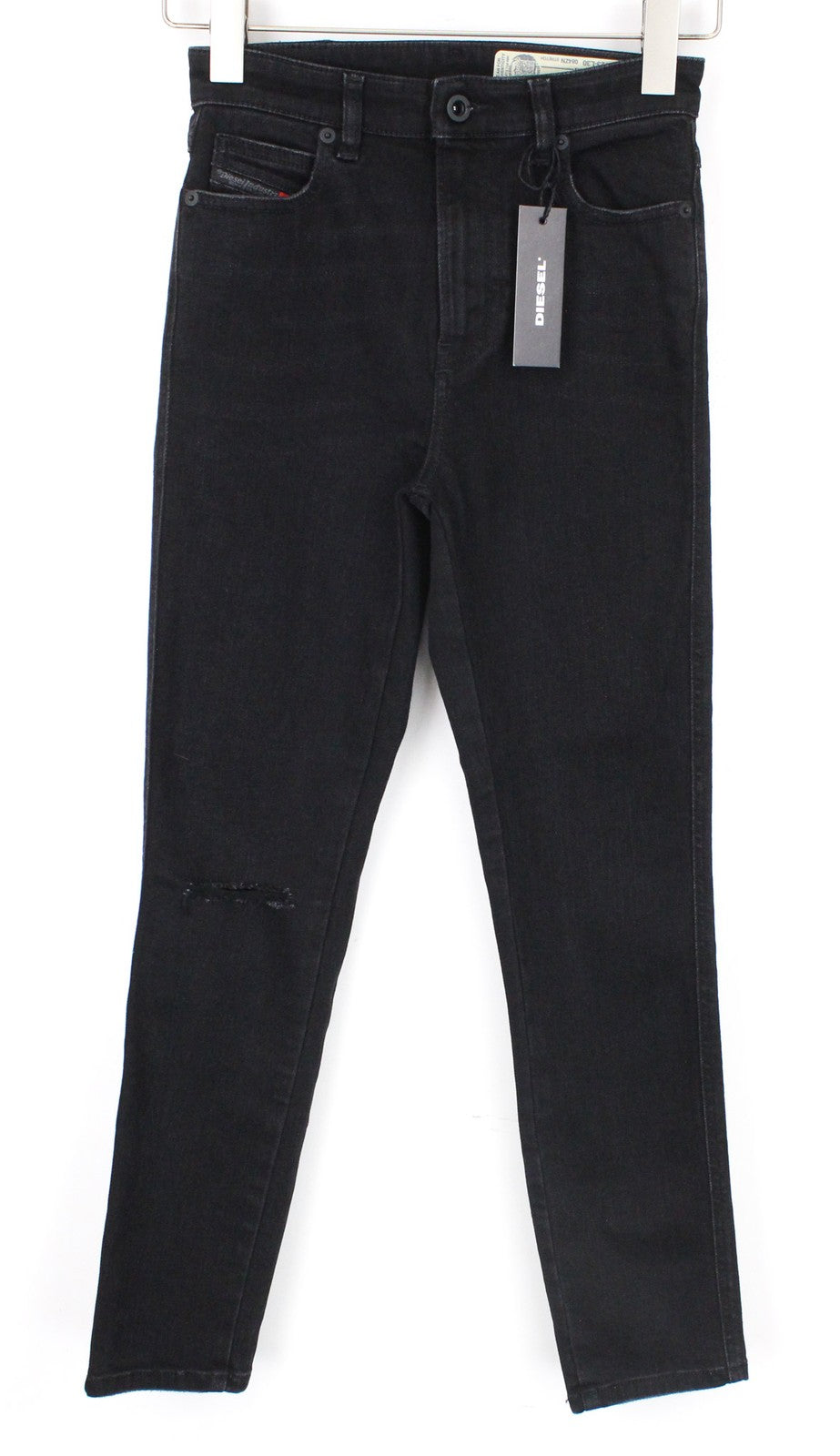 DIESEL Babhila-High 084ZN Women's W32/L30 Black Cotton Slim Fit Skinny Jeans