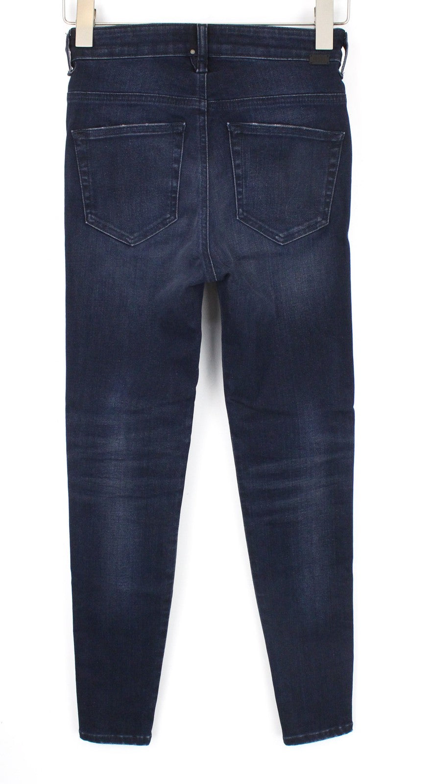 DIESEL Slandy-High 0870C Women's W24/L30 Skinny Distressed Super Stretch Blue