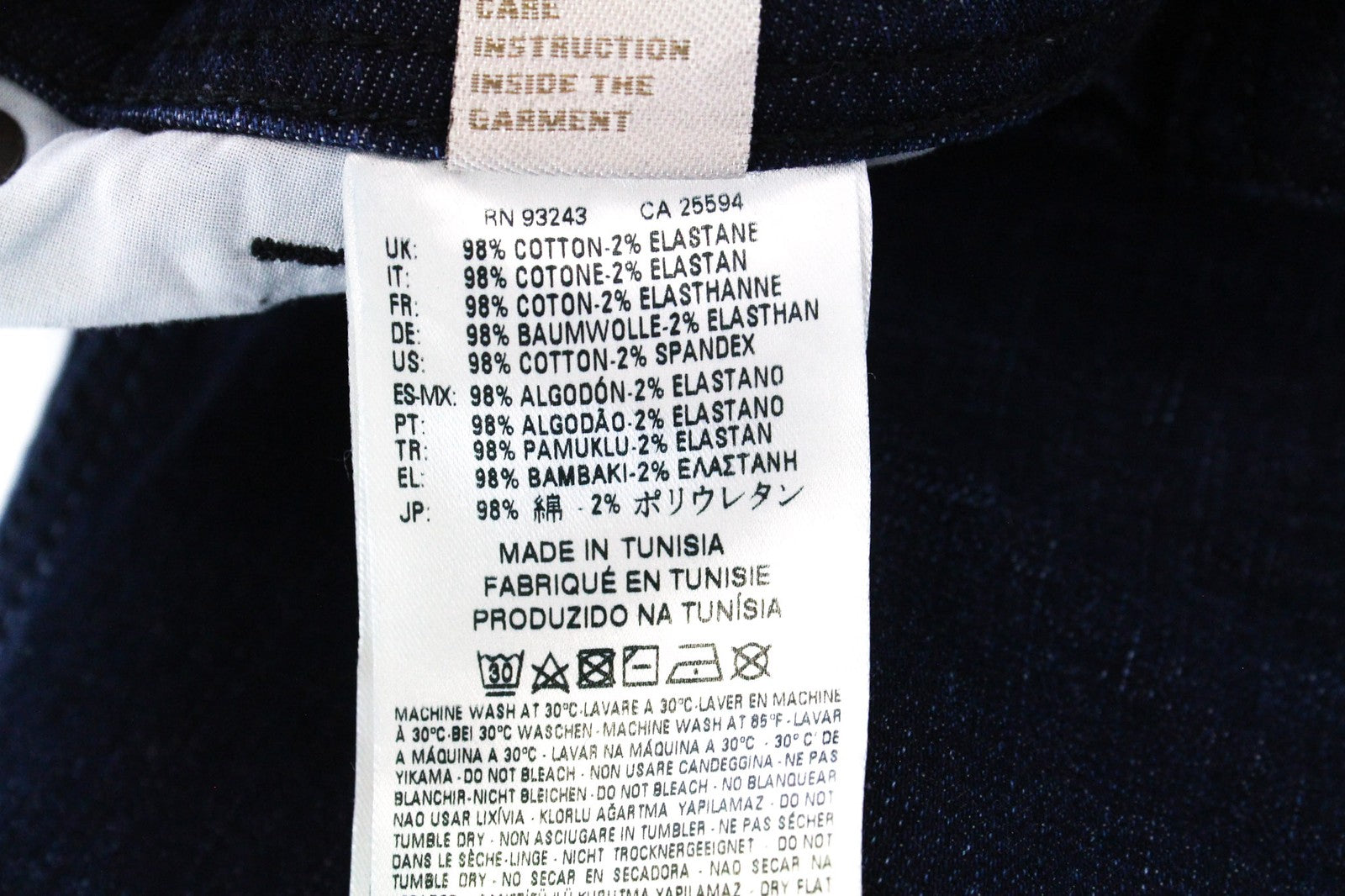 DIESEL Waykee 0860Z vyriški džinsai W27/L32 tiesūs, įprasto kirpimo, tamprūs, mėlyni 