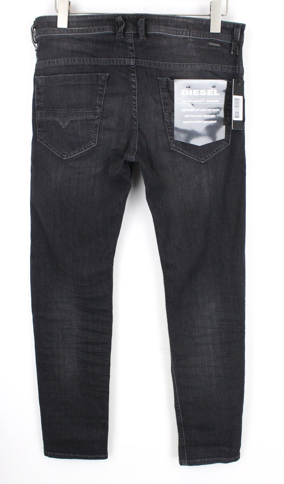 DIESEL Thommer 0687J vyriški W32/L30 ploni, tamprūs medvilniniai pilki džinsai 