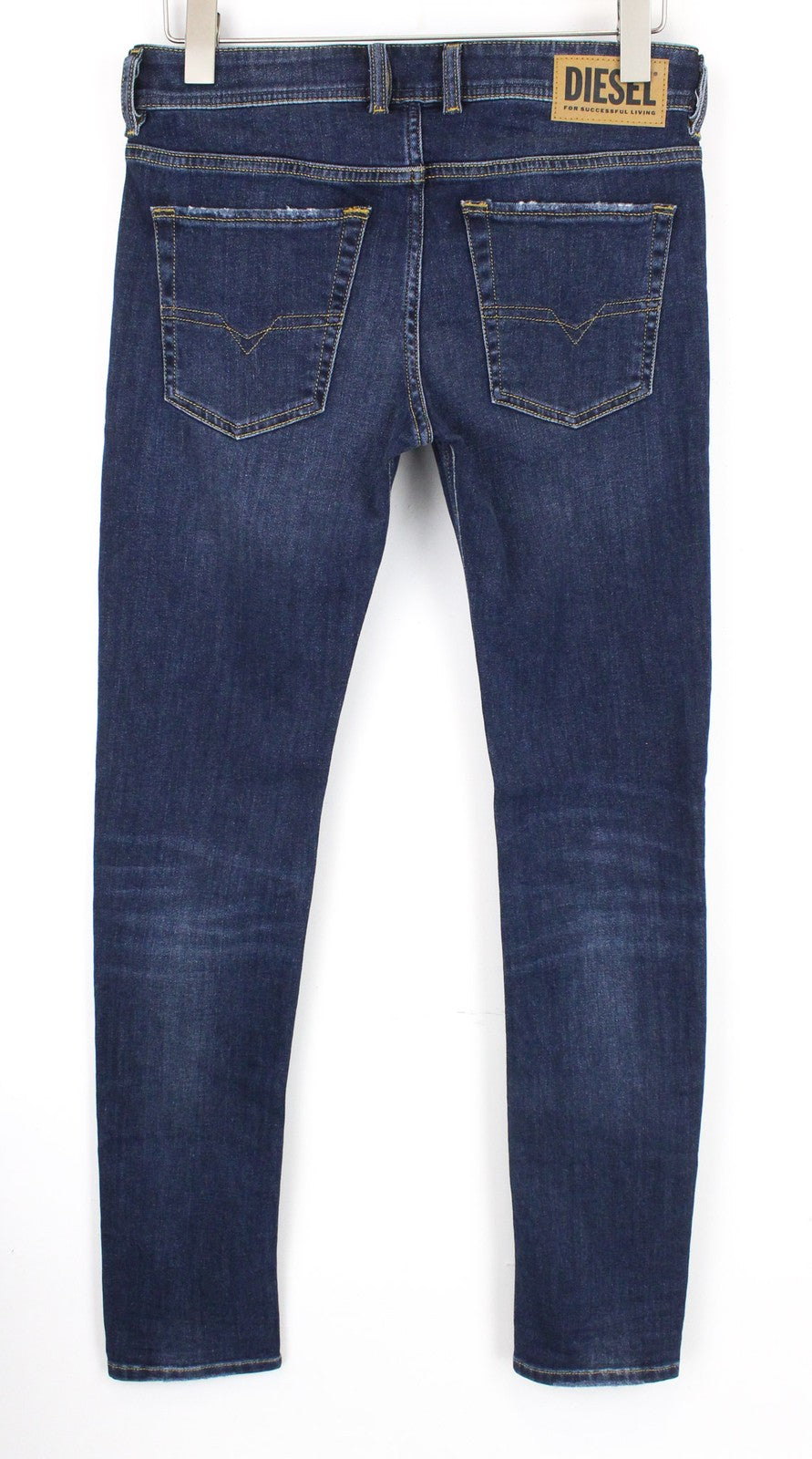 DIESEL Sleenker-X 083AV vyriški džinsai W29/L32 mėlyni, aptempti, tamprūs kirpimai 