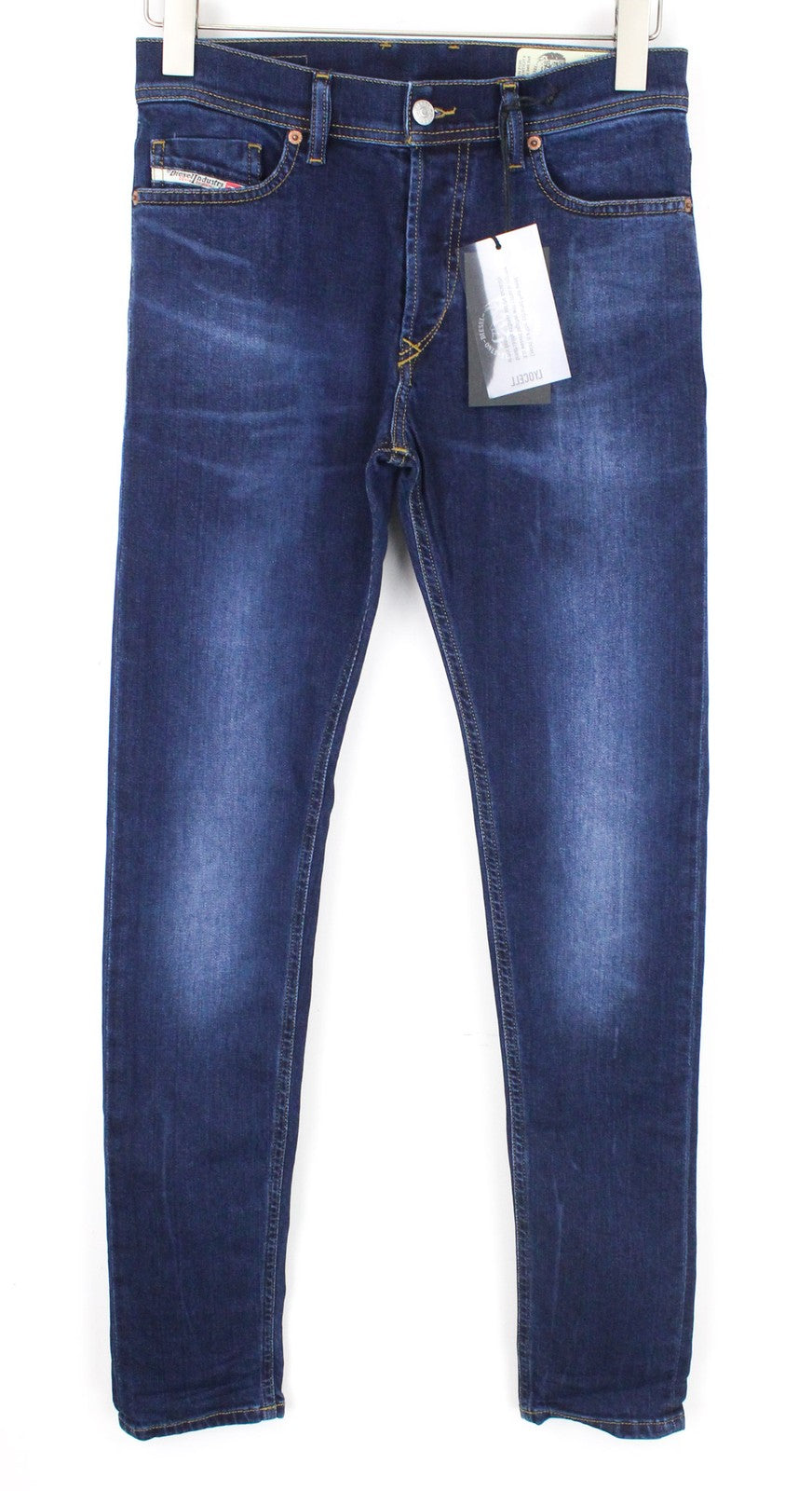 DIESEL Tepphar-X 083AT vyriški džinsai W26/L32 Slim Carrot Fit tamprūs mėlyni džinsai 