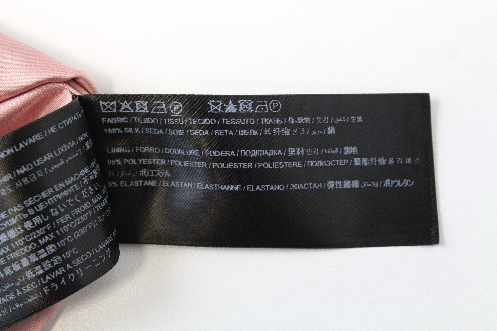 SUISTUDIO Rickie moteriški marškinėliai su rožine V formos iškirpte, gryno šilko vasarine palaidine su dirželiais, dydis UK10 