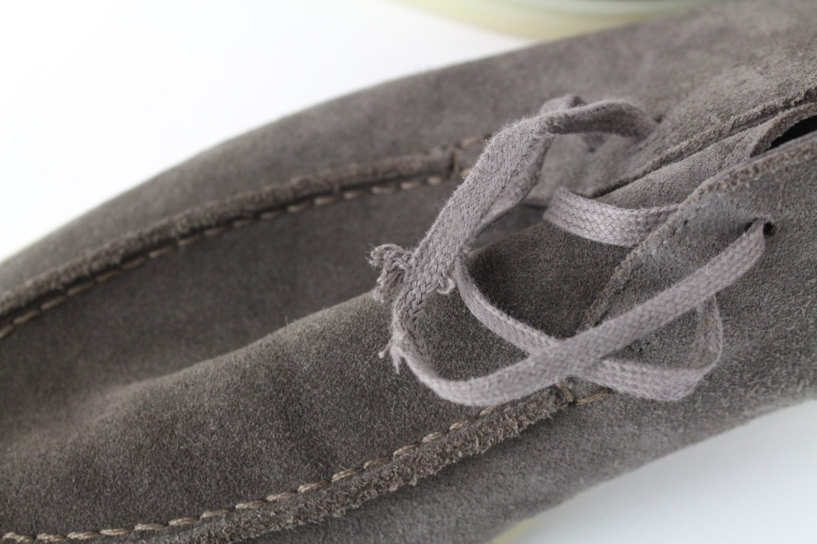 SUITSUPPLY vyriški batai, EU41, pilki, zomšiniai, aukštakulniai, laisvalaikio, su raišteliais. 