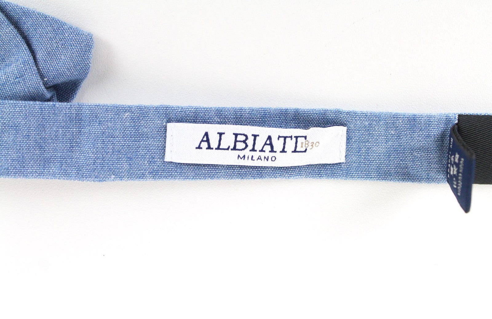 SUITSUPPLY vyriška peteliškė šviesiai mėlyna, vieno dydžio, grynos medvilnės melanžo rašto, drugelio rašto 