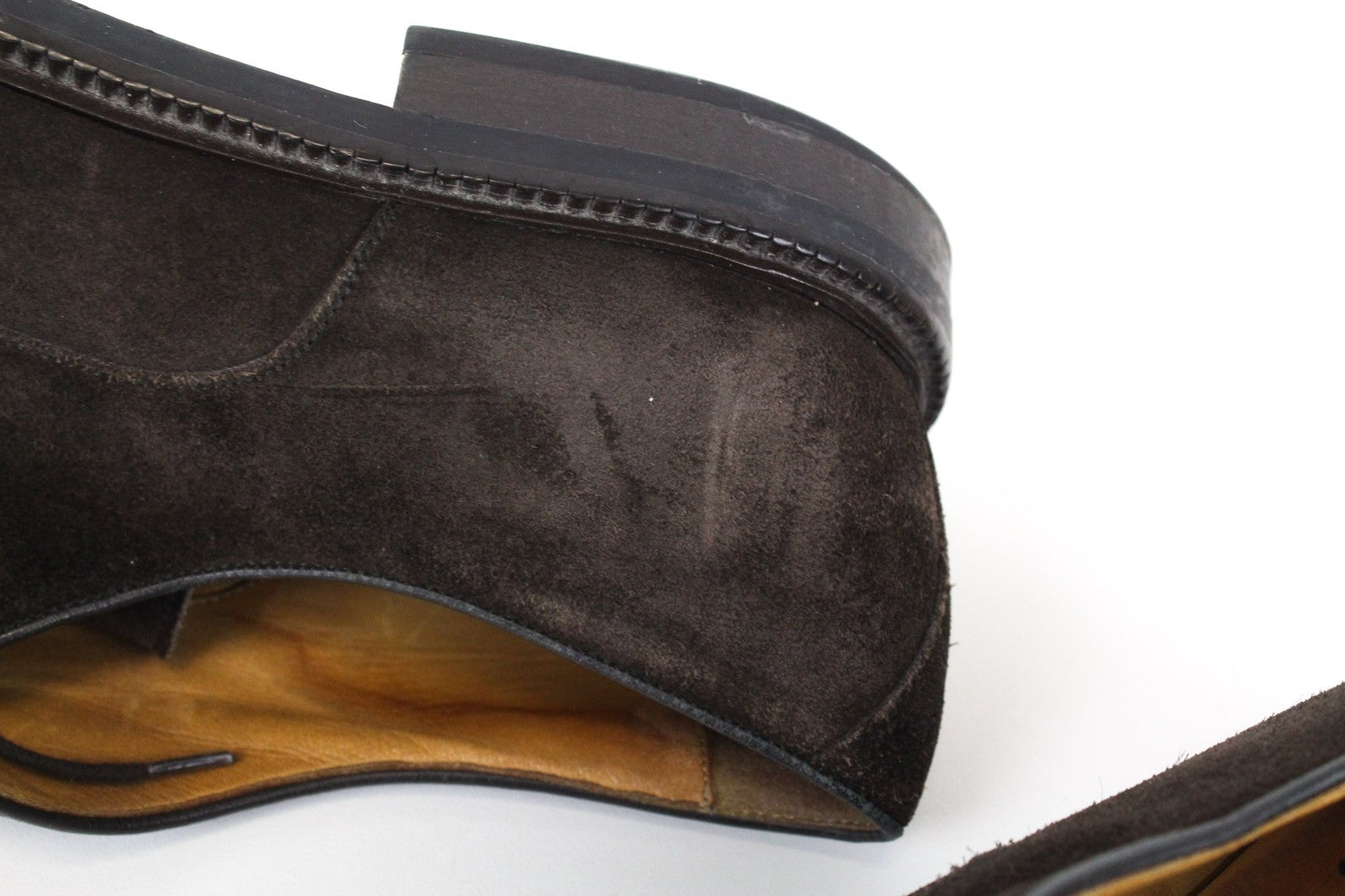 SUITSUPPLY vyriški batai, EU44, rudi zomšiniai, suvarstomi, formalūs, žemapadžiai bateliai 