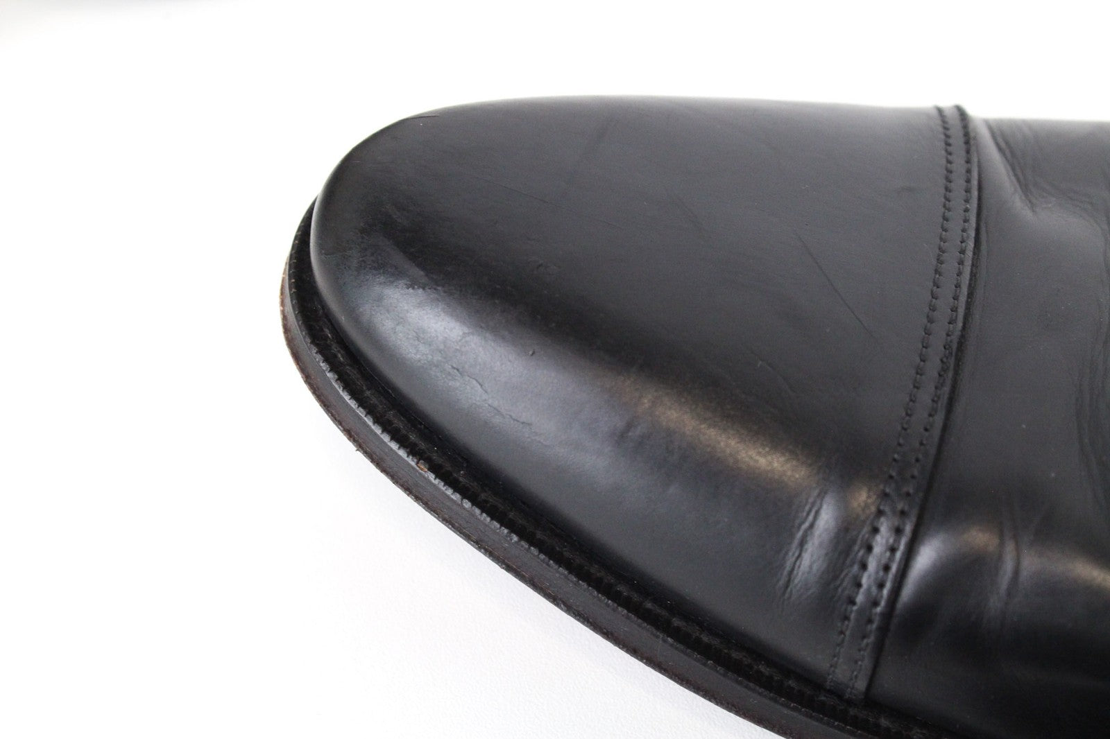 SUITSUPPLY Men's Oxford Shoes EU47/UK13 Black Classic Calf Leather Formal