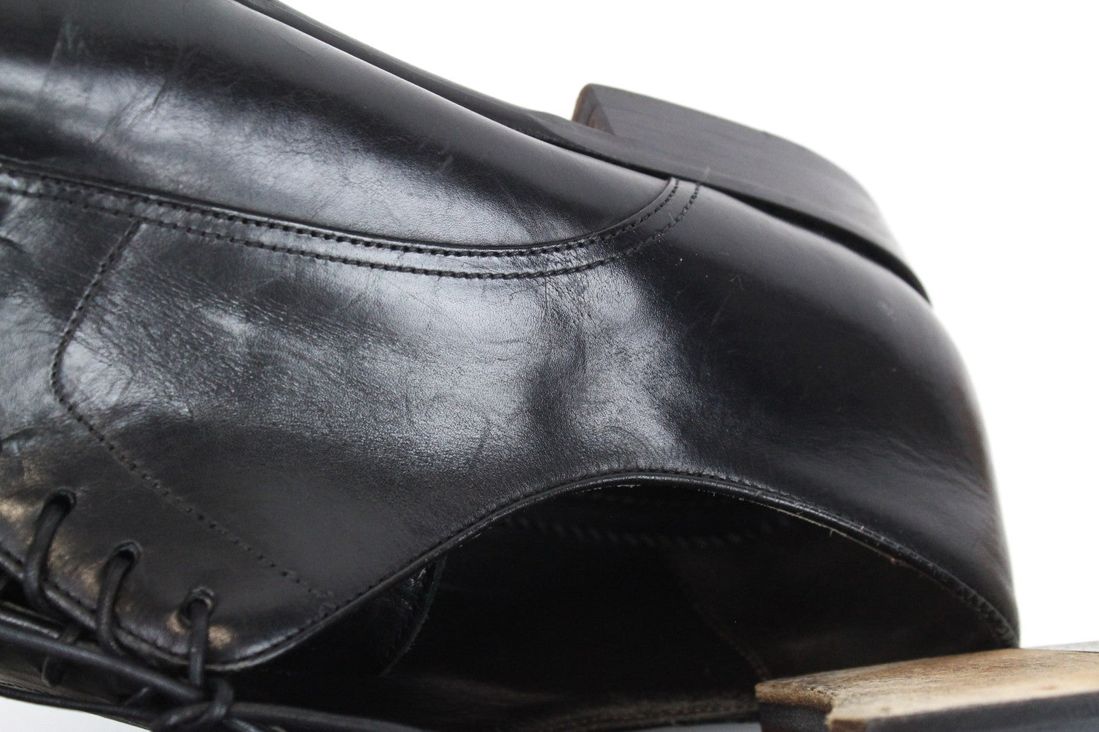 SUITSUPPLY Men's Oxford Shoes EU47/UK13 Black Classic Calf Leather Formal