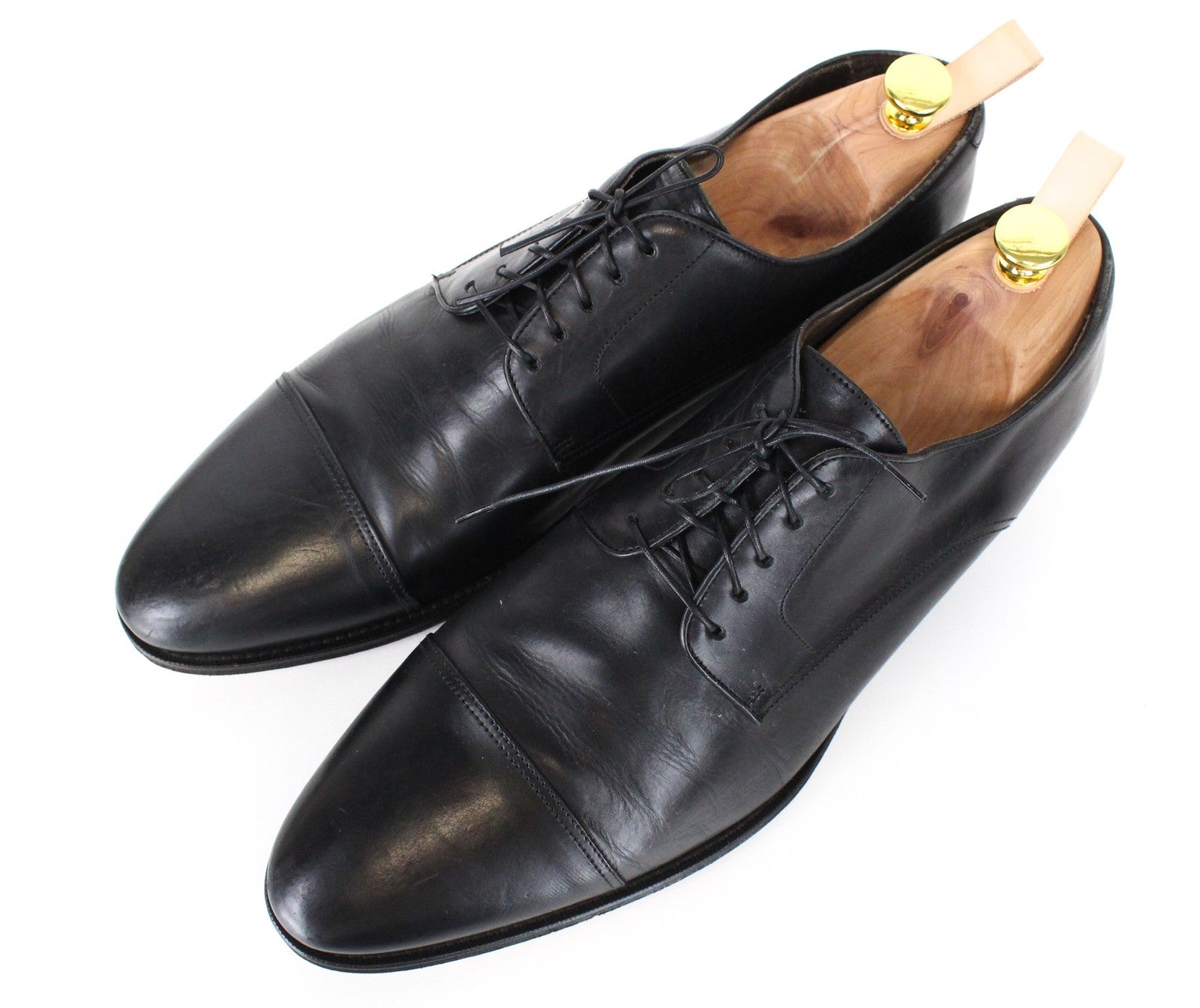 SUITSUPPLY Men's Oxford Shoes EU47/UK13 Black Classic Calf Leather Formal