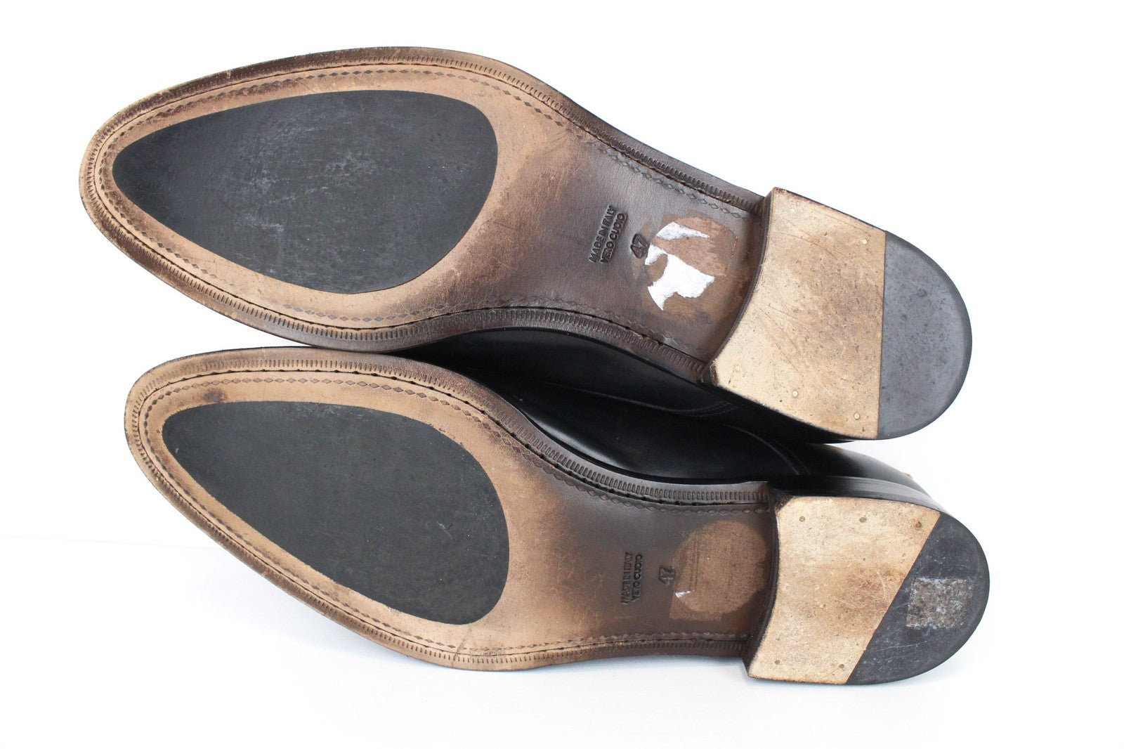 SUITSUPPLY Men's Oxford Shoes EU47/UK13 Black Classic Calf Leather Formal