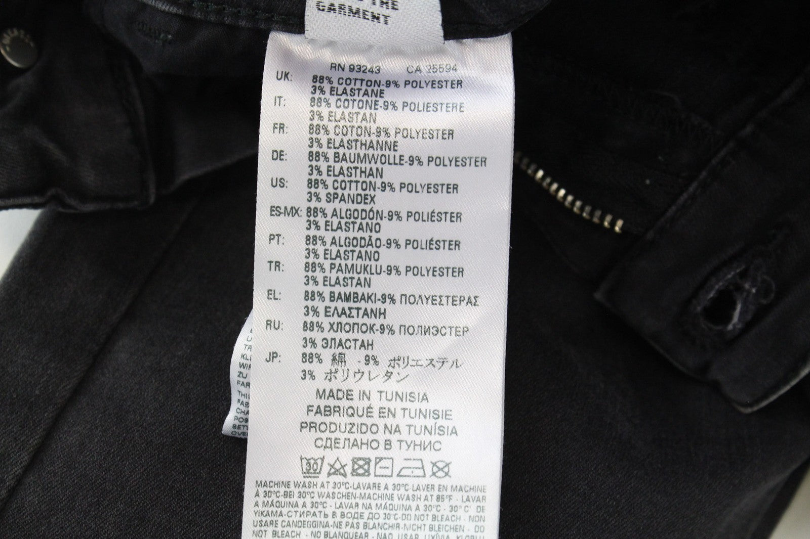 DIESEL Slandy 0680I Women Jeans W23/L32 Slim Skinny Grey Stretch Fitted Denim