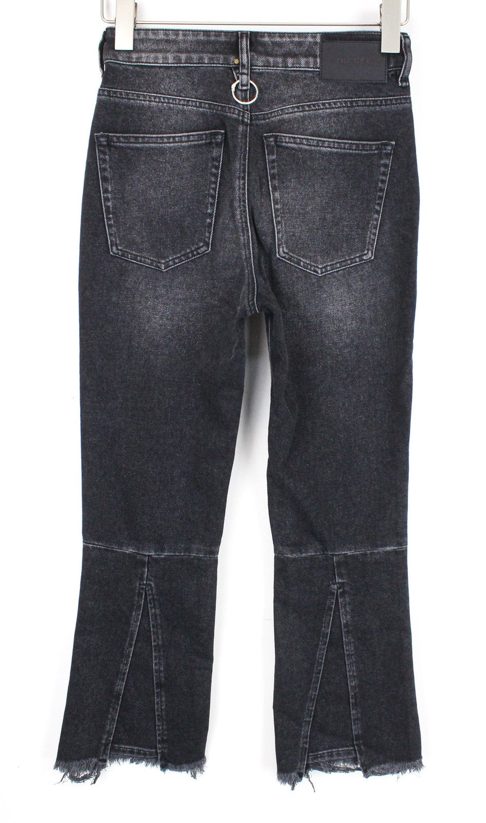 DIESEL D-Earlie 080AP Women Jeans W25/L32 Slim Fit Grey High Waist Zip Fly