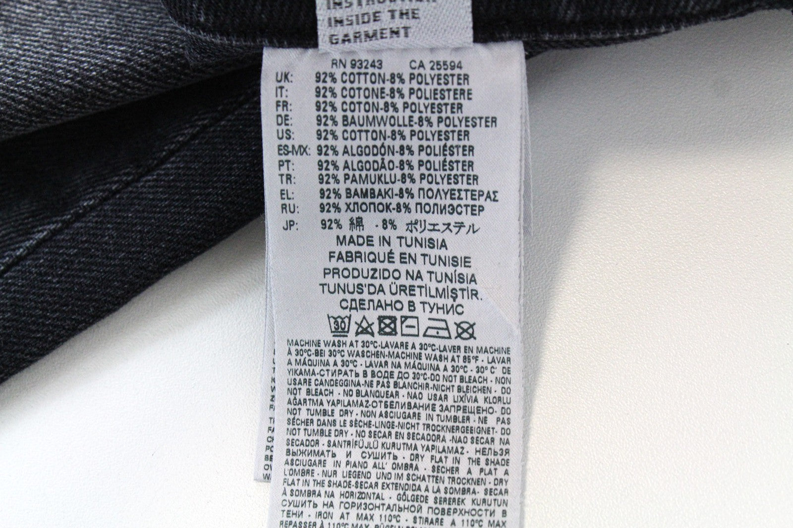 DIESEL D-Earlie 080AP Women Jeans W25/L32 Slim Fit Grey High Waist Zip Fly