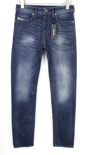 DIESEL Buster R853R vyriški džinsai W28/L32 Regular Slim Tapered Stretch mėlyni džinsai 