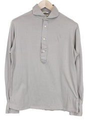 SUITSUPPLY vyriški marškiniai 39/15,5/40/15,75 rudi polo egiptietiškos medvilnės itin ploni 