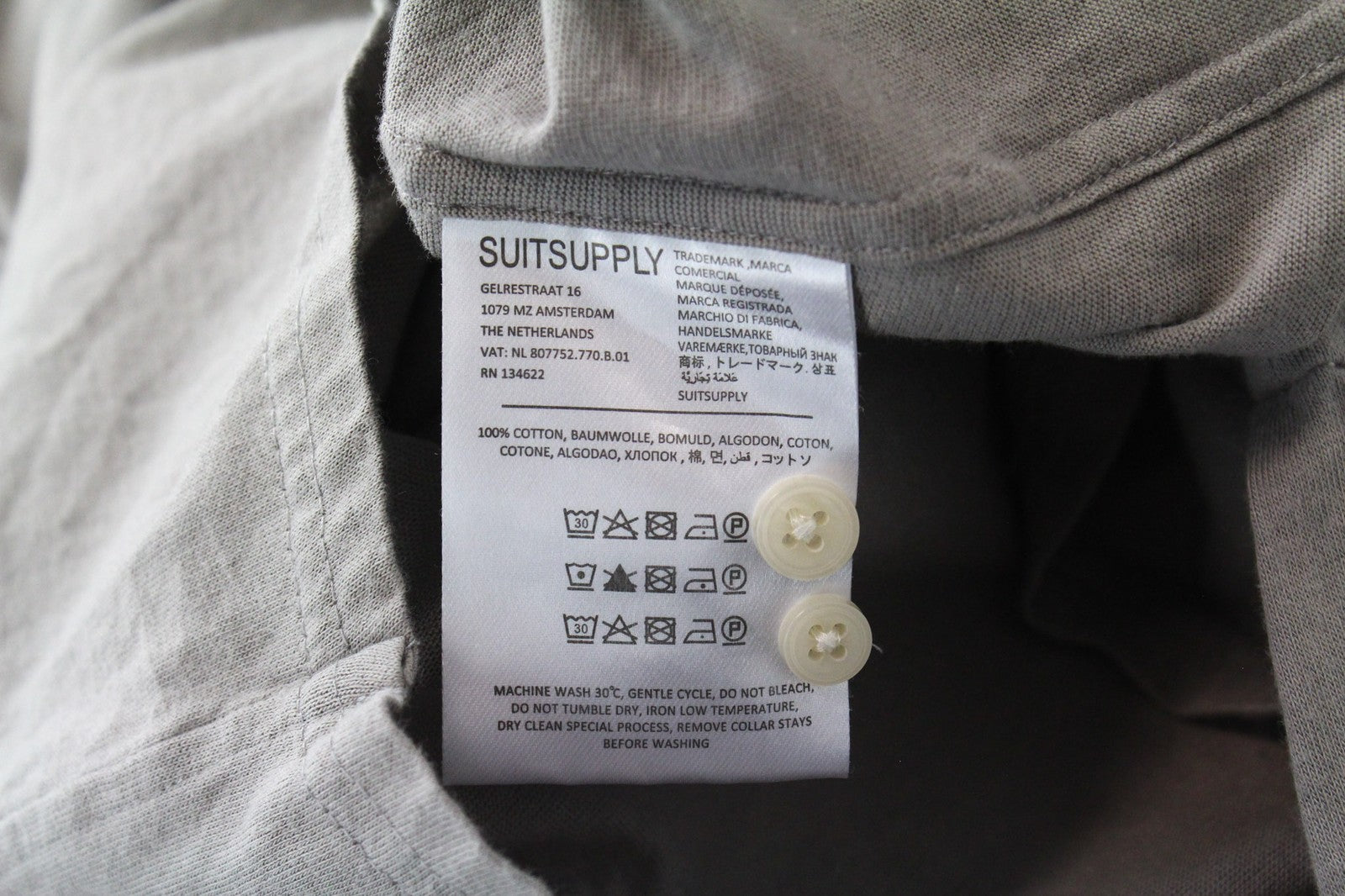 SUITSUPPLY vyriški marškiniai 39/15,5/40/15,75 rudi polo egiptietiškos medvilnės itin ploni 