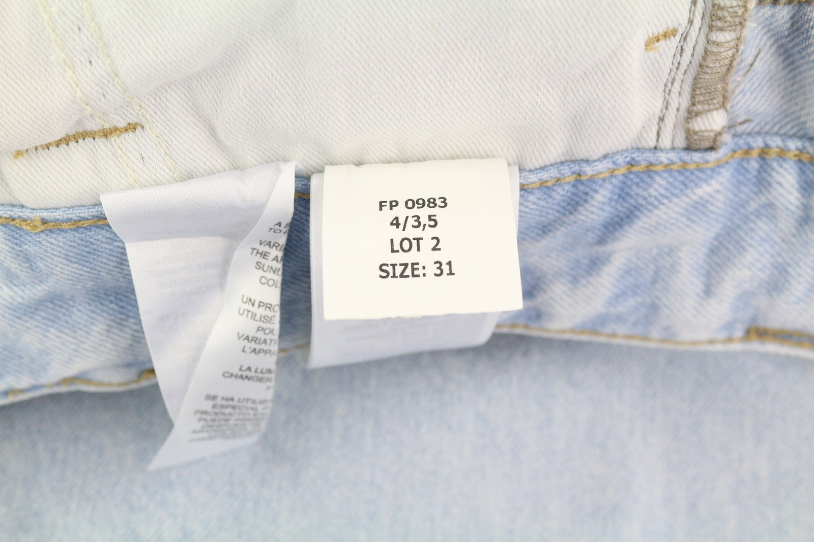 CALVIN KLEIN 90-ųjų laisvi vyriški džinsai W31 šviesiai mėlyni skalbti išblukę plisuoti užtrauktukai 