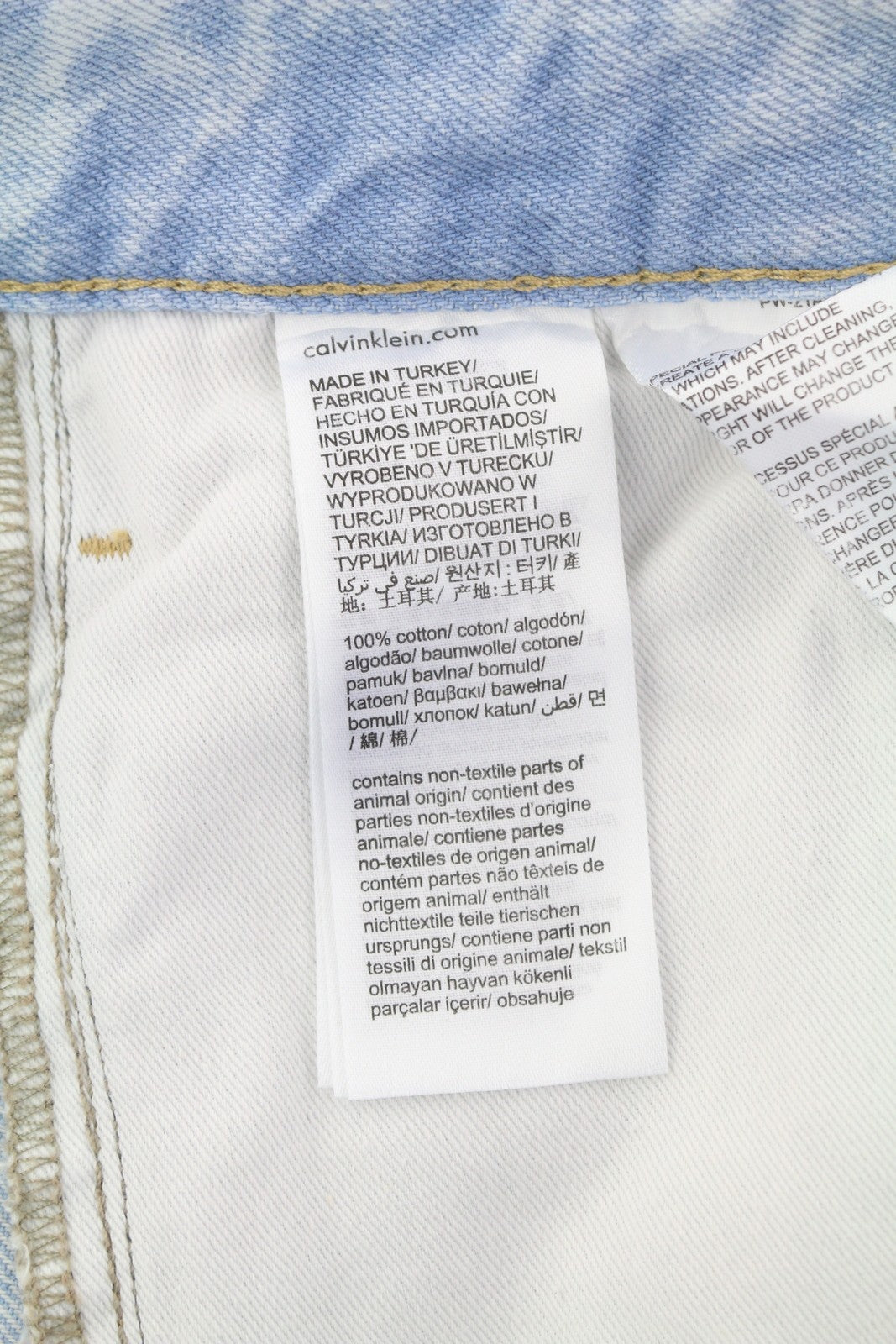 CALVIN KLEIN 90-ųjų laisvi vyriški džinsai W31 šviesiai mėlyni skalbti išblukę plisuoti užtrauktukai 