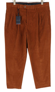 TOMMY HILFIGER „Rock Velvet Lardini“ vyriškos kelnės, W35, klostuotos, velveto, RRP 139 € 