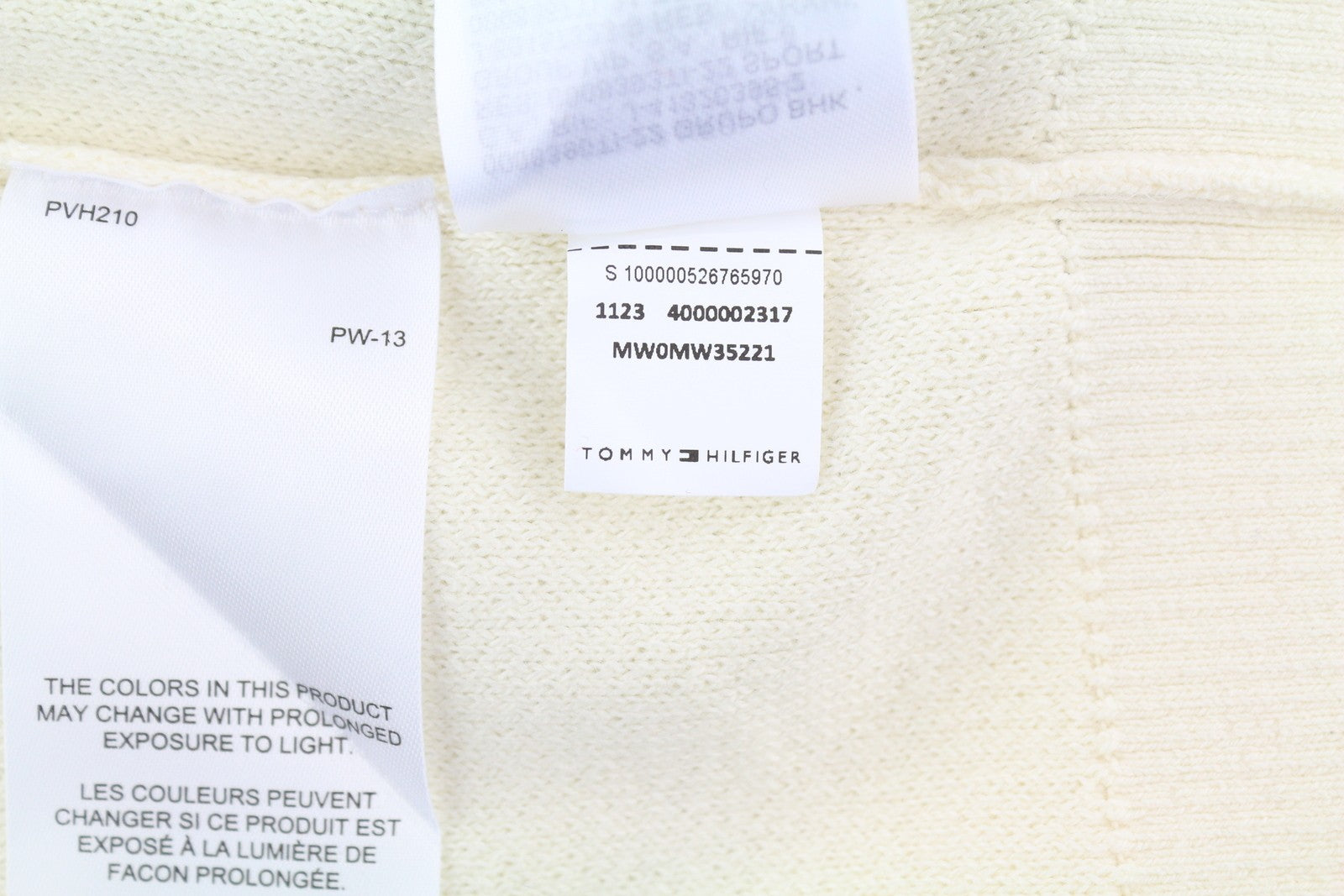 TOMMY HILFIGER Monotype Colourblock Crew Neck vyriškas megztinis XL dydžio megztinis, rekomenduojama kaina – 139 € 