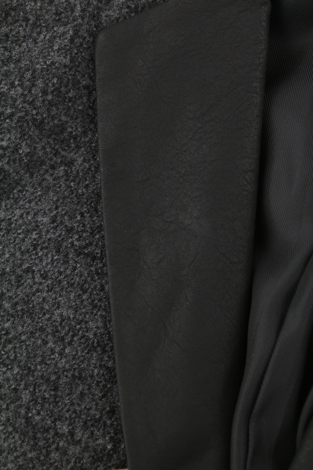 ANTONY MORATO vyriškas švarkas S melanžo pilkas vilnos mišinio plonas kirpimas dengtas įpjova atlape 