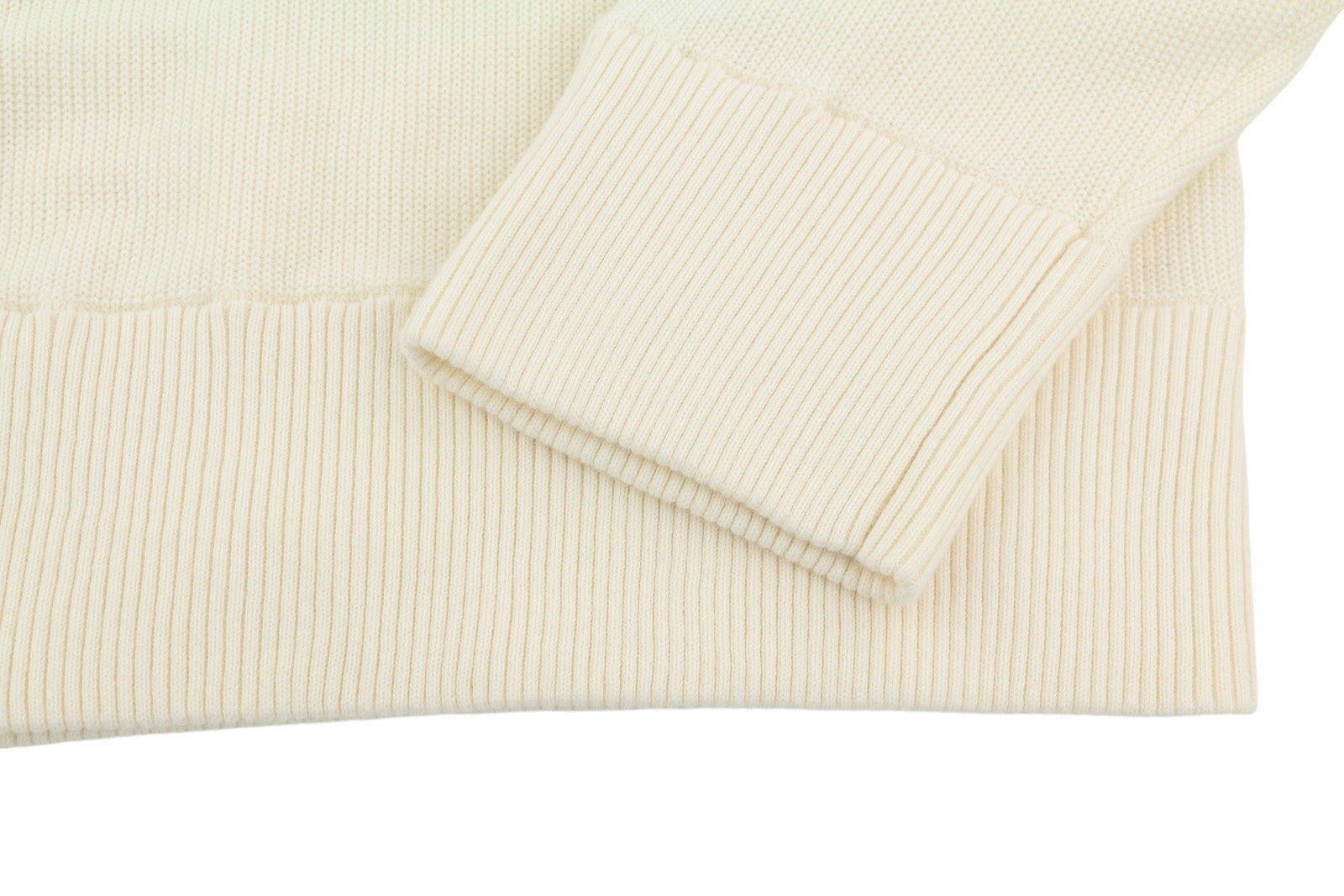 TOMMY HILFIGER Monotype Tipped vyriškas megztinis L dramblio kaulo spalvos su sagomis ir tvirtu megztu kardiganu 