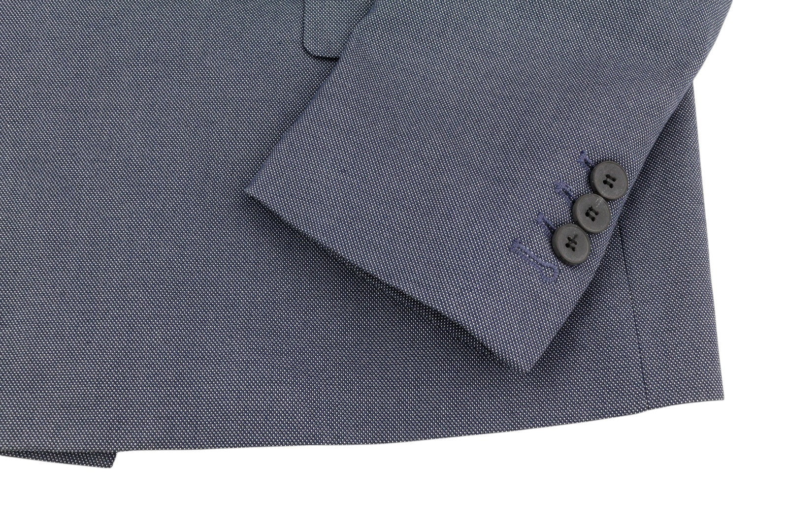 ANTONY MORATO vyriškas švarkas XL dydžio, mėlynas, dvieilis, su įpjova atvartu, plonas, raštuotas 