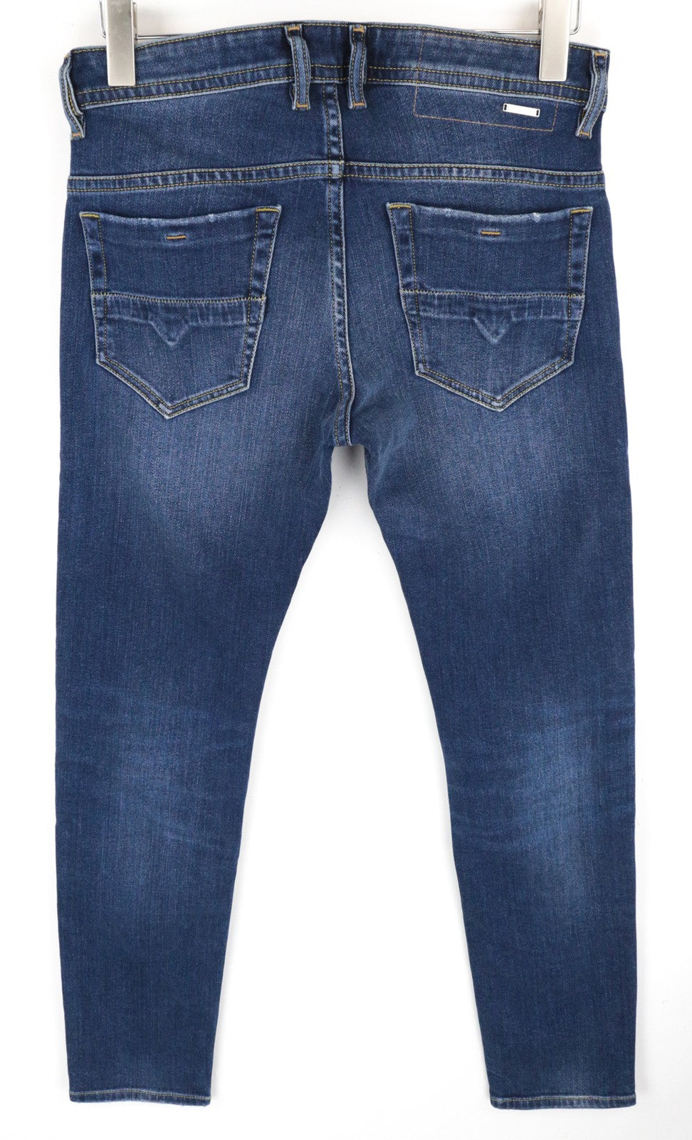 DIESEL Thommer 0870F vyriški džinsai W29/L32 išblukę, ploni, aptempti, mėlyni, su užtrauktuku 