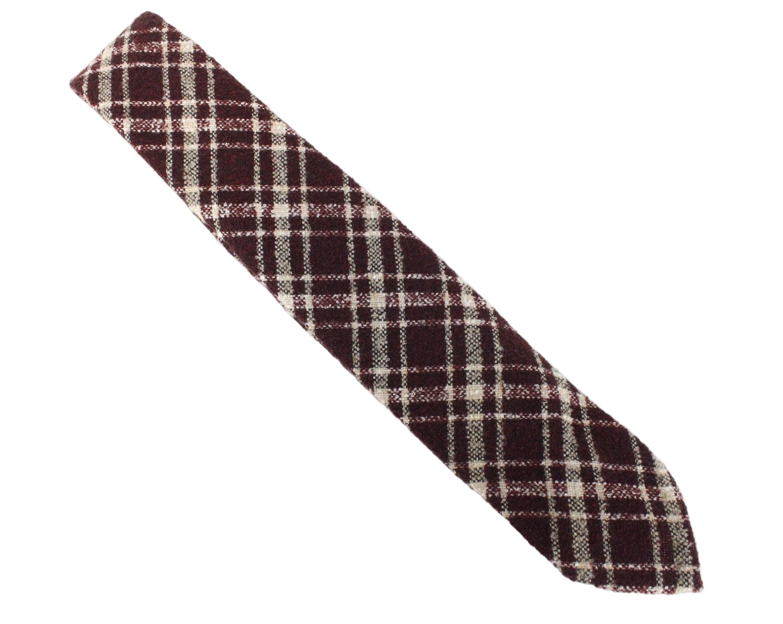 SUITSUPPLY vyriškas kaklaraištis ~150 x 8 cm violetinis vilnos mišinio languotas raštas klasikinis formalus 