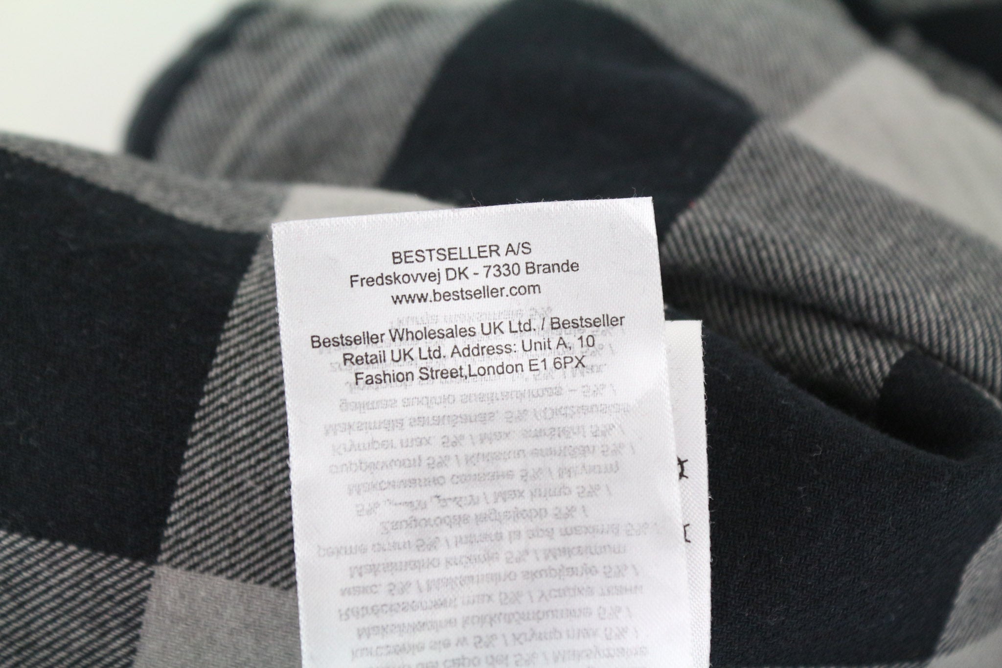 ONLY &amp; SONS vyriški marškinėliai L dydžio, languoti, pilki, grynos medvilnės, ilgomis rankovėmis, ploni, flaneliniai 