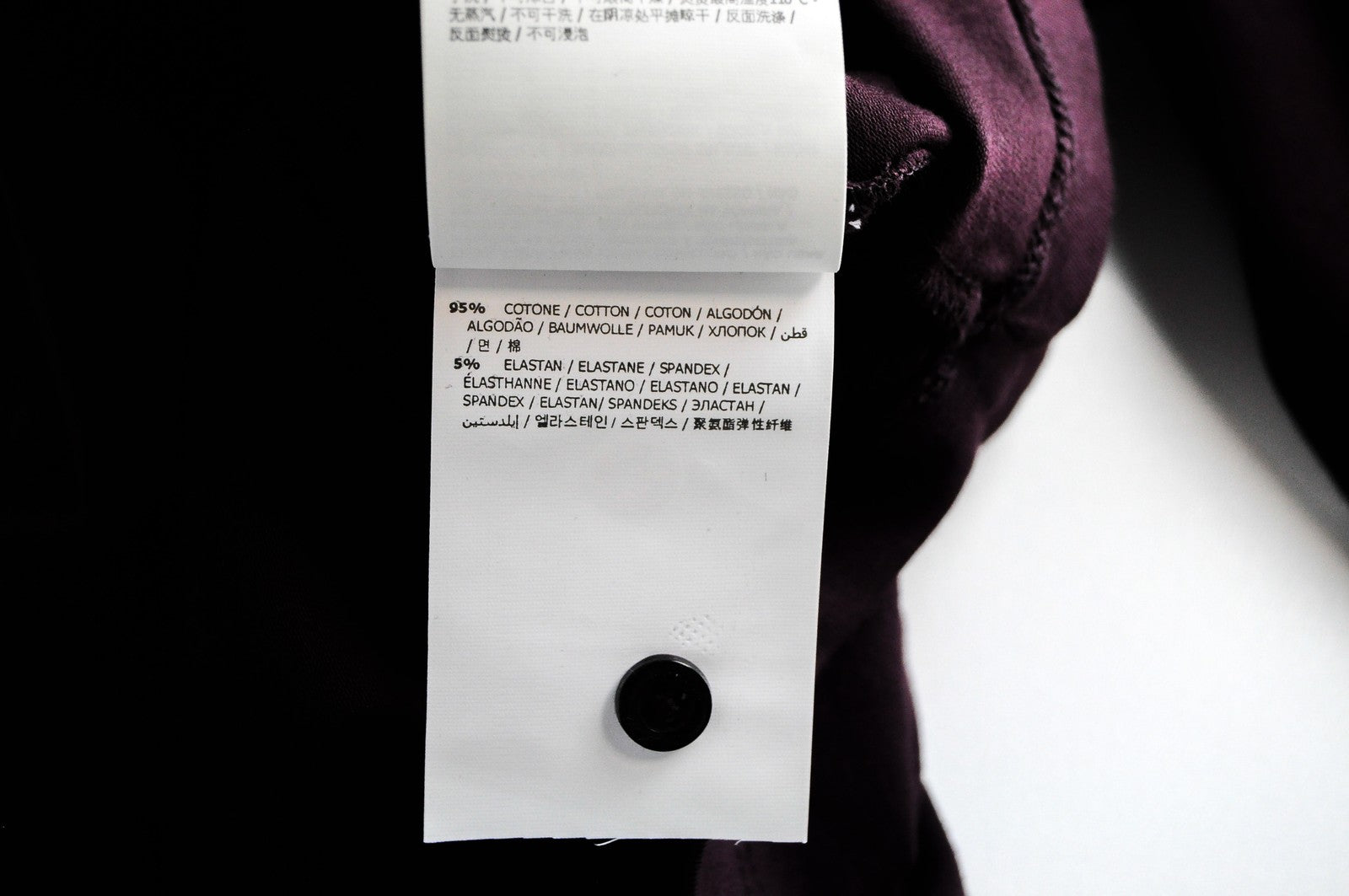 MARINA YACHTING moteriški XL dydžio medvilniniai tamprūs marškinėliai ilgomis rankovėmis violetiniai polo marškinėliai su logotipu 