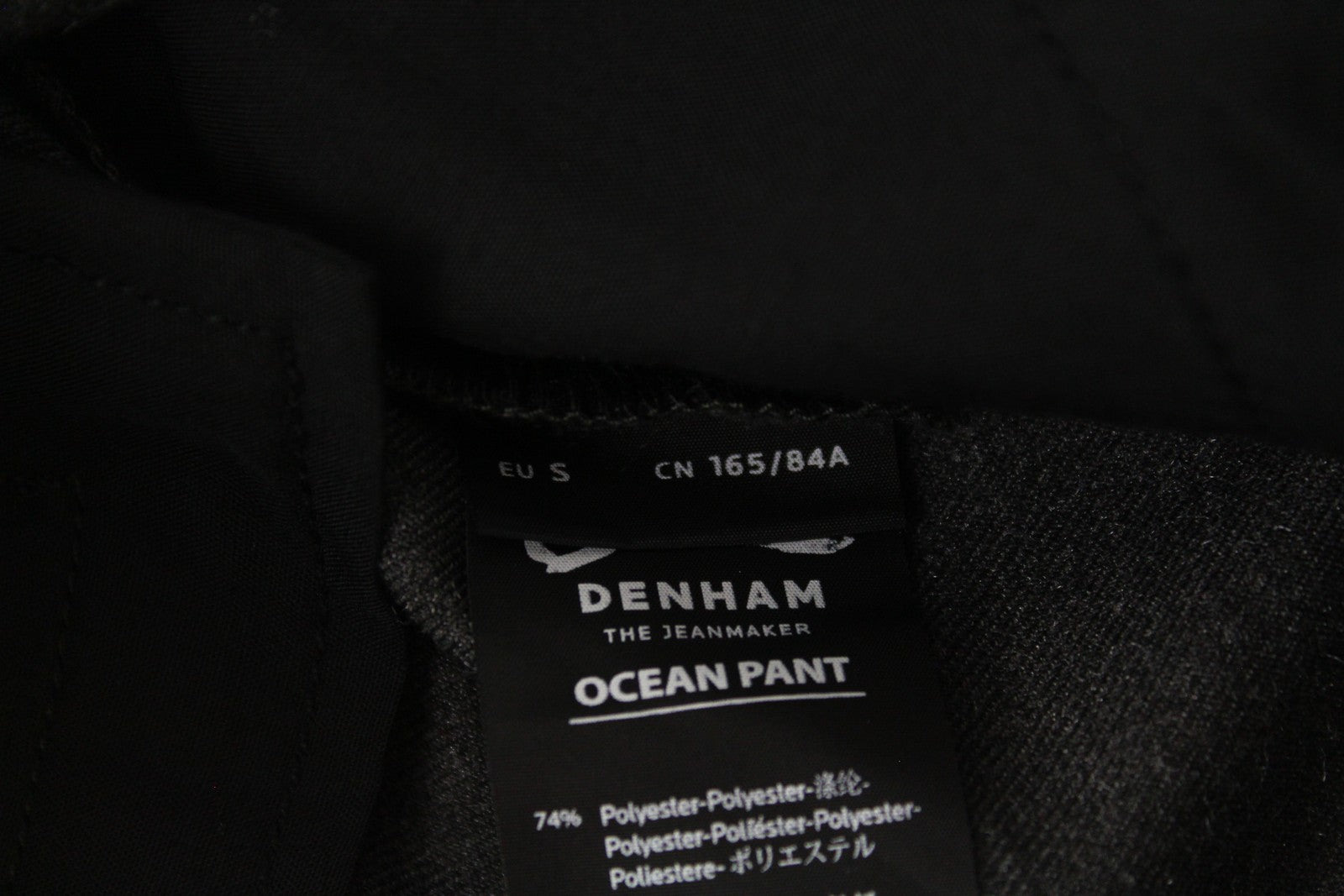 DENHAM Ocean moteriškos kelnės S pilkos, tamprios, klostuotos priekyje, trumpos, oficialios 