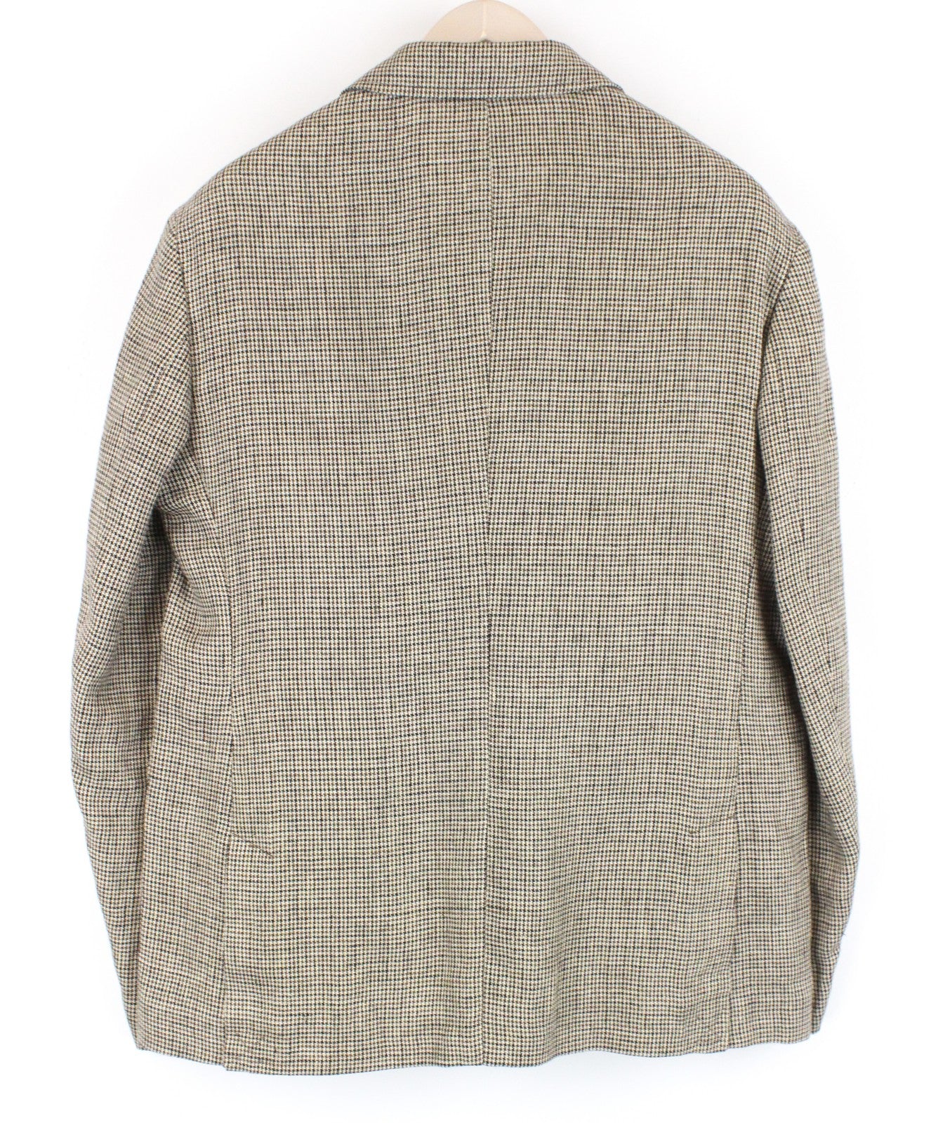 HARMONT &amp; BLAINE vyriškas švarkas 52 rudas gryno lino raštuotas oficiali suknelė be pamušalo 