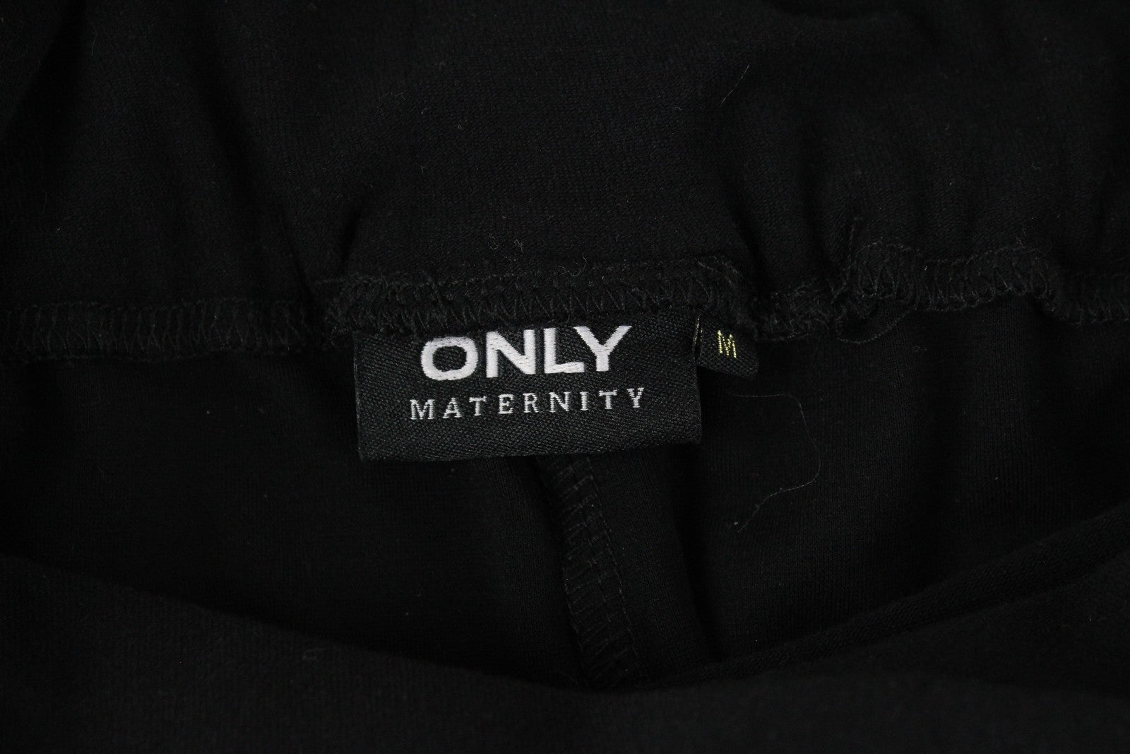 ONLY nėščiosioms skirtos kelnės M dydžio, juodos, raišteliu, formalaus stiliaus, paprastos, tamprios 