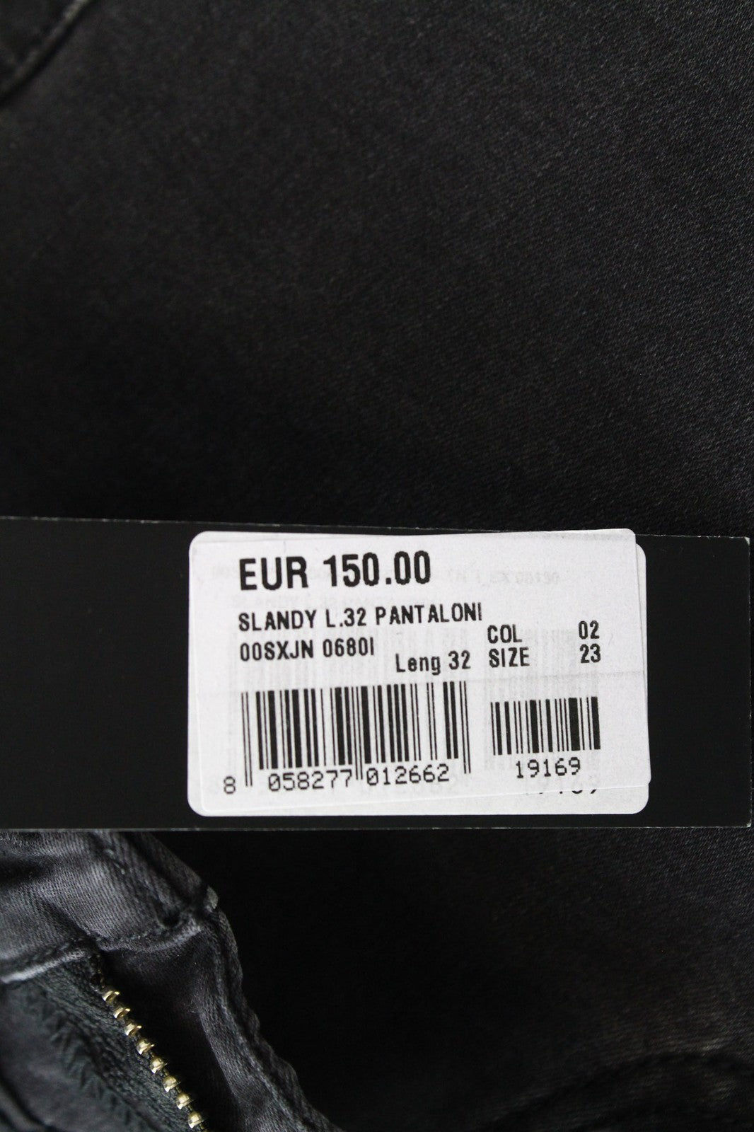 DIESEL Slandy 0680I Women Jeans W23/L32 Grey Girls Super Slim Skinny Stretch