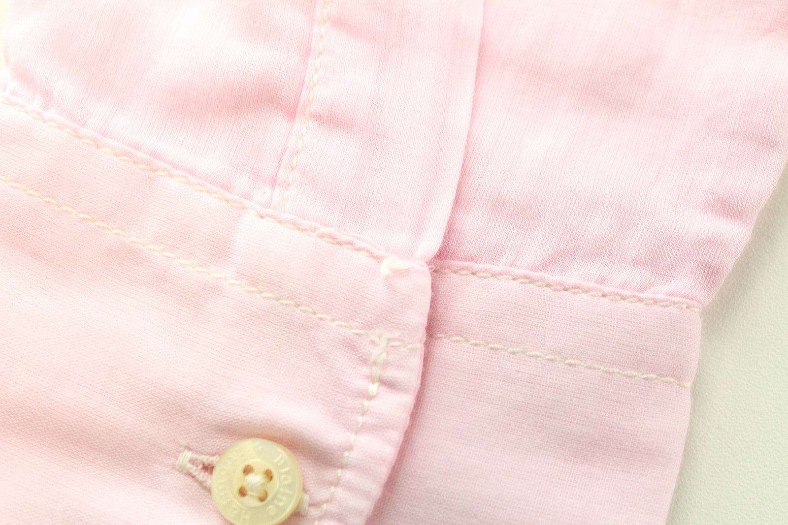 HARMONT &amp; BLAINE vyriški marškinėliai, L dydžio, rožiniai, grynos medvilnės, su kišenėmis, ilgomis rankovėmis, užsegami sagomis 