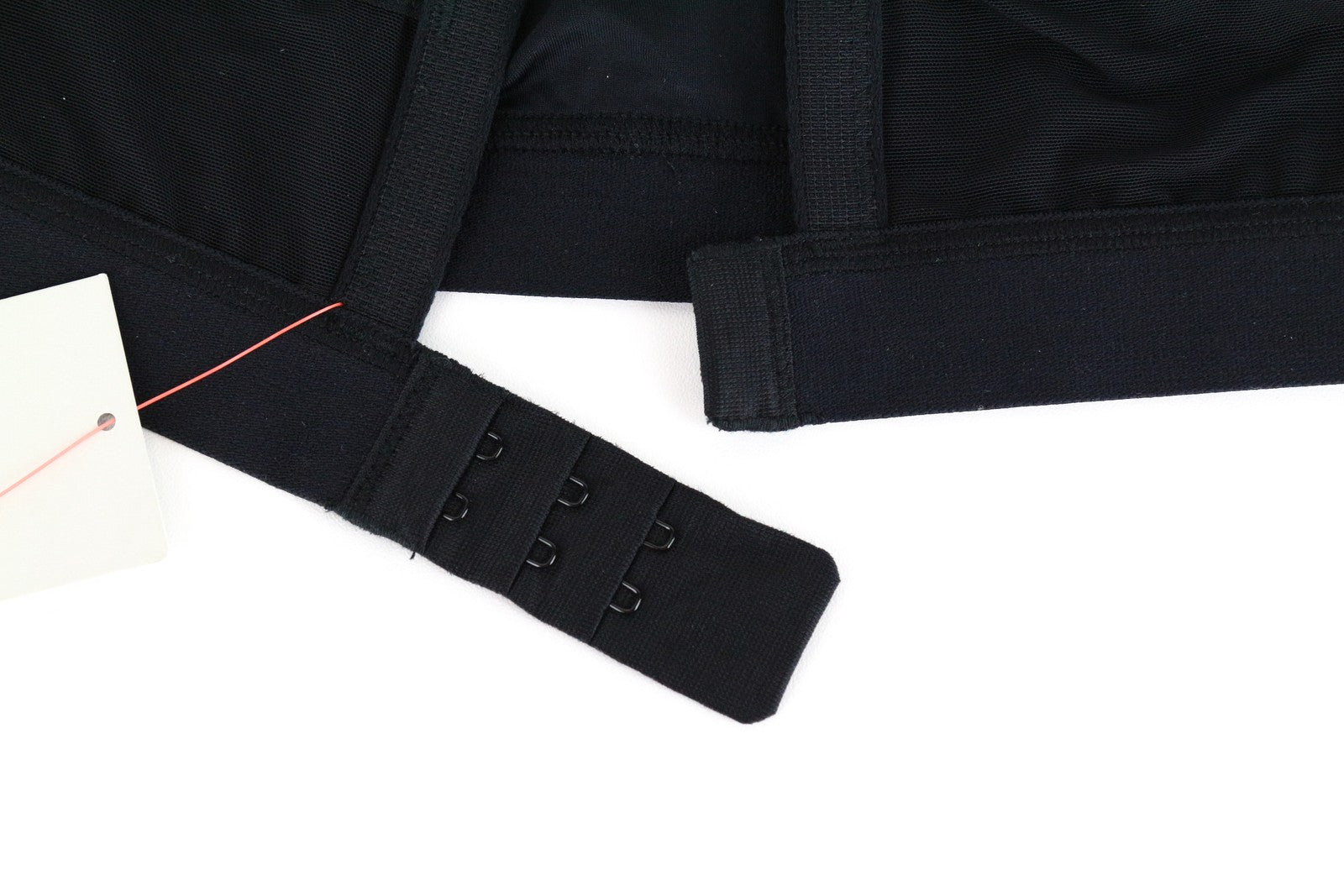 SWEATY BETTY Ultra Run Women Sport Bra 32B Black Gym Adjustable Straps Mesh