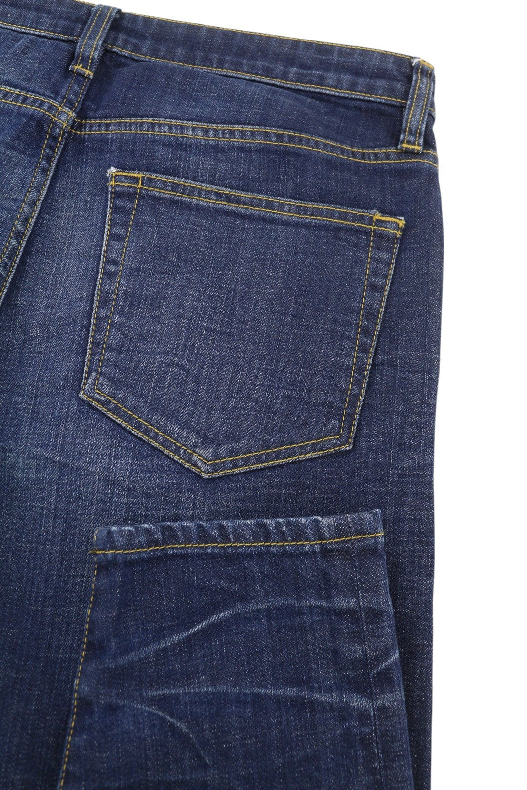 R13 Biker Boy Women Jeans 27 Howell Indigo Blue Faded Skinny Fit Ankle Length