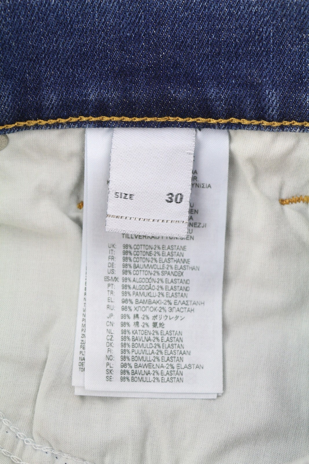 DIESEL 2019 D-Strukt 09C87 vyriški džinsai W30/L32 mėlyni, aptempti, ploni, kaina 189 € 