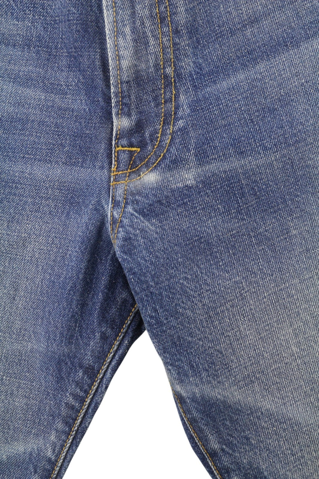 R13 Boyfriend Women Jeans 25 Prove Lavaggio Regular Washed Faded Denim Blue