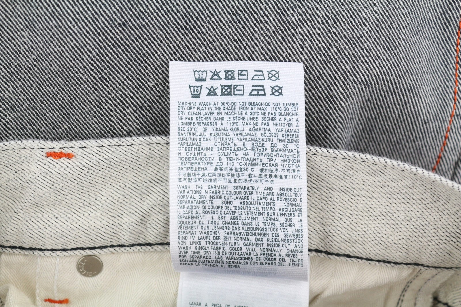 DIESEL 2020 D-Viker-SP4 vyriški džinsai W31/L34 juodi mėlyni, įprasti tiesūs klešniai su sagomis 