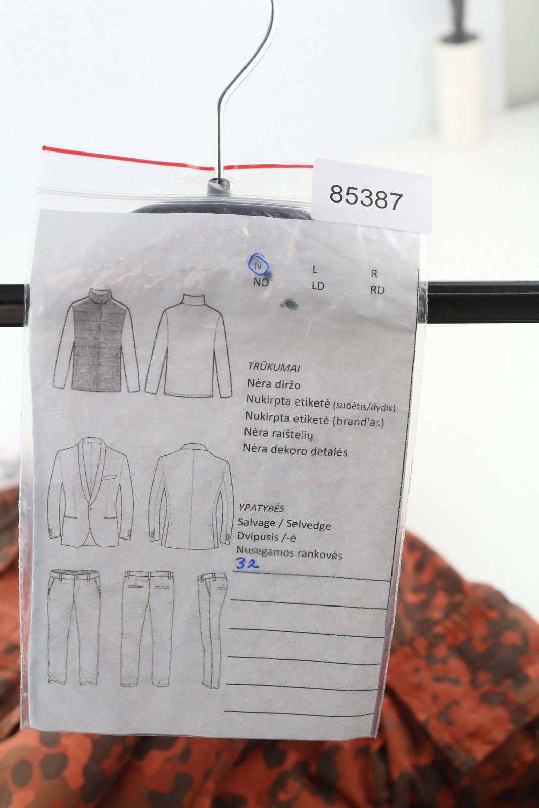 DIESEL P-Atlan-Pat vyriškos kelnės W32 oranžinės, kamufliažinės, su keliomis kišenėmis, RRP 295 €