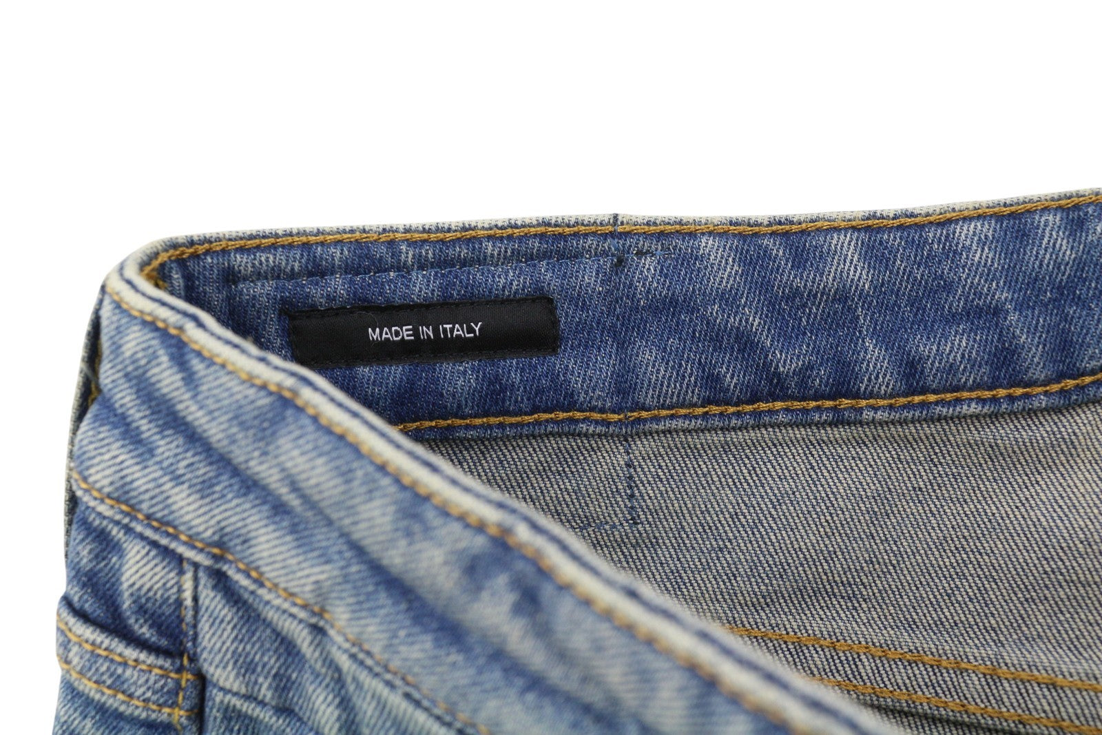 R13 Boy Straight Women Jeans 26 Kelly Stretch Ankle Washed Faded Blue RRP€645