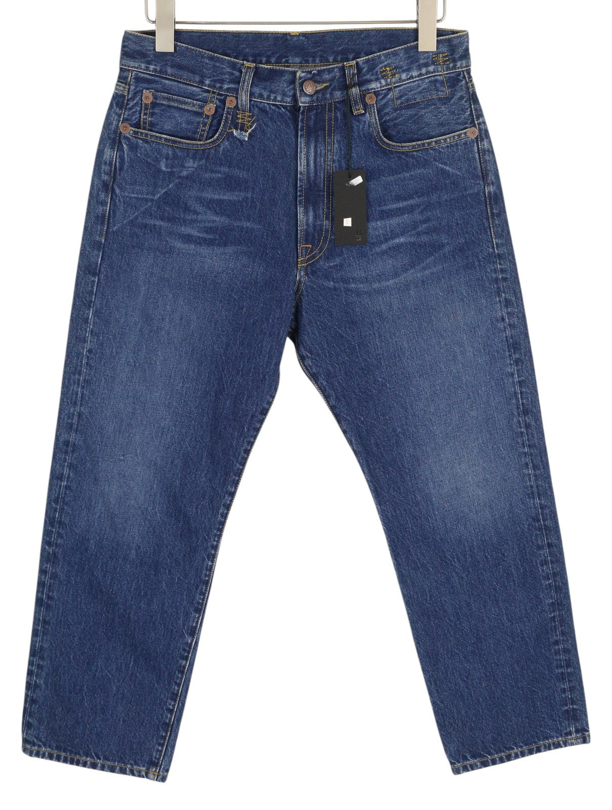 R13 Boyfriend moteriški džinsai, 27 dydis, Jasper Let Down Hem Tex, išblukusi mėlyna, iki kulkšnies, rekomenduojama kaina 525 € 