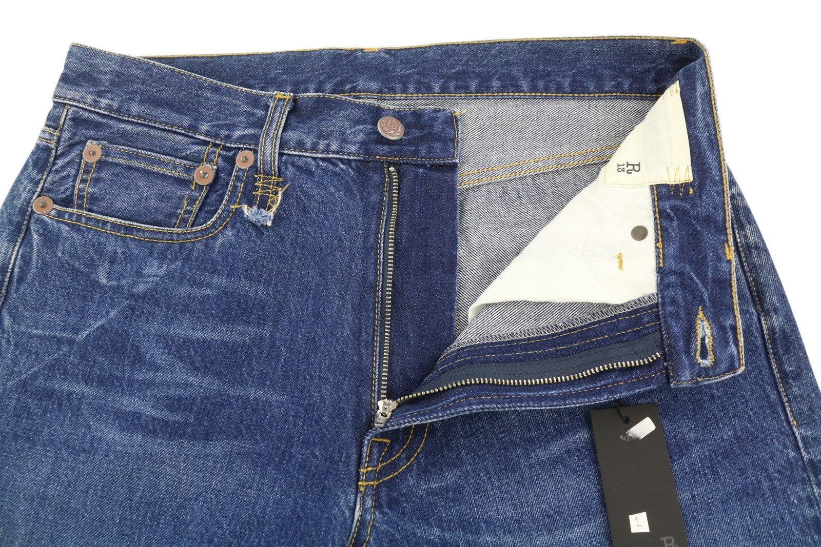 R13 Boyfriend moteriški džinsai, 27 dydis, Jasper Let Down Hem Tex, išblukusi mėlyna, iki kulkšnies, rekomenduojama kaina 525 € 