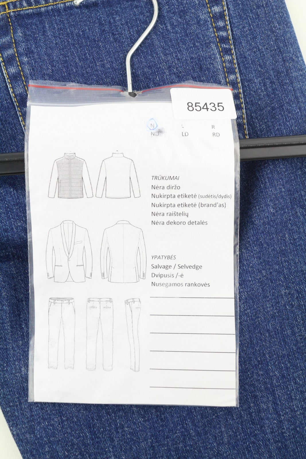 R13 berniukiški moteriški džinsai, 27 colio tiesūs Carlton tamprūs iki kulkšnių, mėlyni, džinsiniai, RRP 495 € 