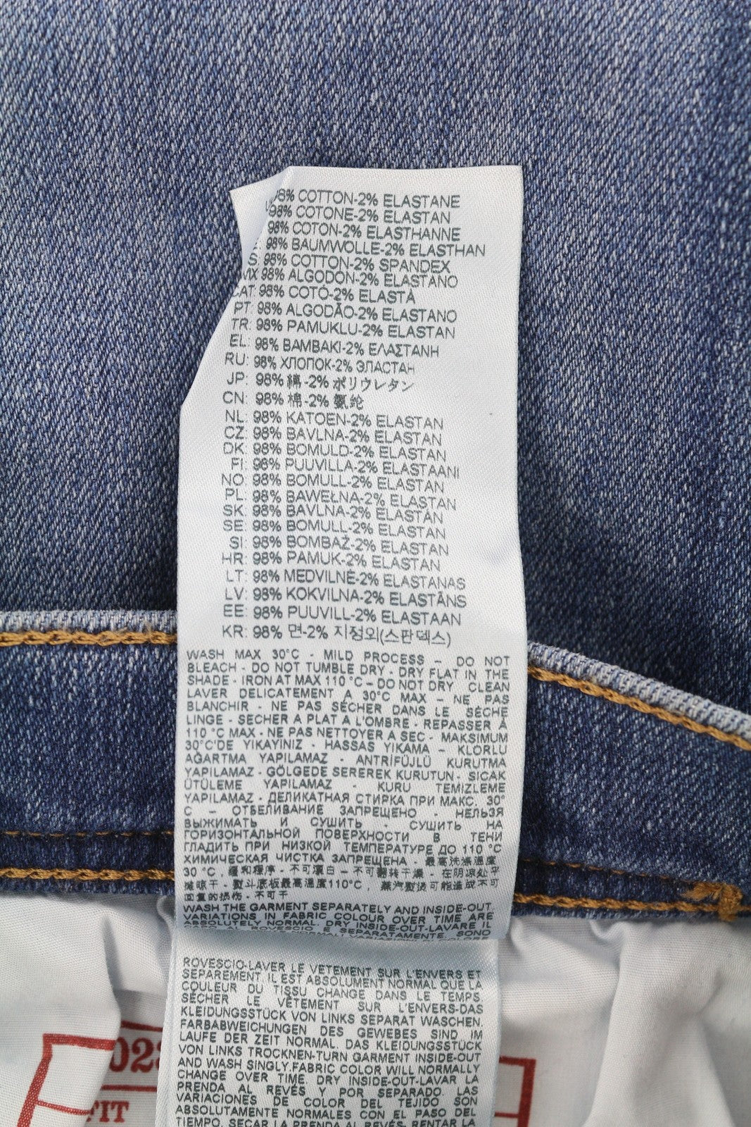 DIESEL 2023 D-Finitive 0GRDP Men Jeans W31/L32 Regular Tapered Leg Mid Waist